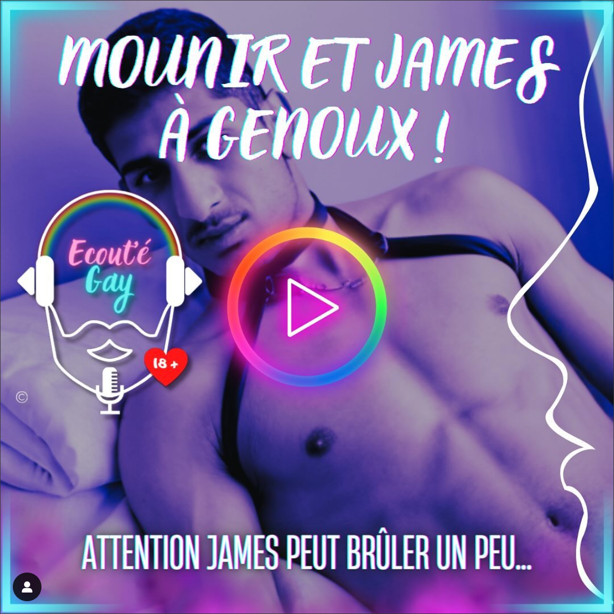Episode de podcast EcouteGay, histoire erotic entre Mounir et James